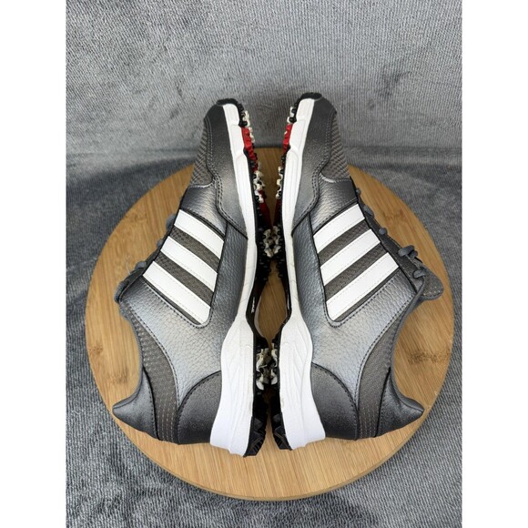 Adidas Golf Shoes Mens Size 9 Gray Synthetic Spiked Low Top Sneakers F33551 main image 4